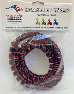 Outback Wrap Snakelet | Schlauchschutz & Etikettierfolie 12 mm x 5 Fuß rot - Bild 1 von 1