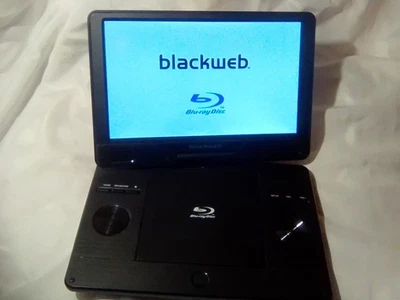 Blackweb Portable 11 Screen HD Blu-ray Disc DVD Player Swivel Screen DC Power - Image 1 of 4