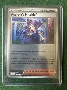 Acerola's Mischief 113/132 Me01: Mega Evolution Holo - Juego de cartas coleccionables Pokémon - Imagen 1 de 1