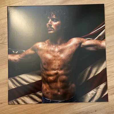 Benson Boone - American Heart - Blue & Red Numbered Vinyl Blood Records   - Image 1 of 4