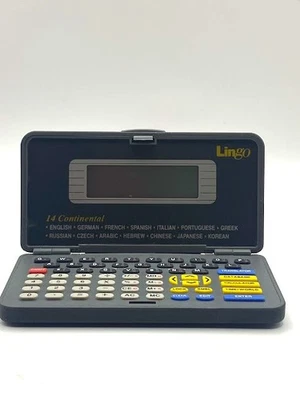 Lingo 14 Continental Traductor de Idiomas Digital Portátil Funciona Baterías Nuevas Foto 1 de 4