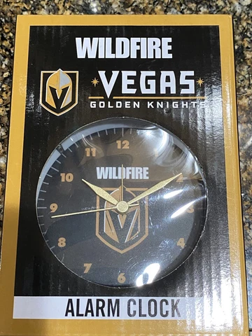 Las Vegas Golden Knights- Alarm clock - Wildfire Las Vegas Casino -HTF, NHL, NEW Cover