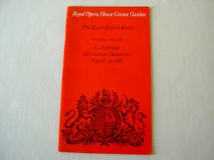 Programme: ROH Covent Garden 1968 La Sylphide/Miraculous Mandarin Jorgensen etc - Picture 1 of 3