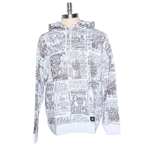 Converse Suicidal Tendencies Pullover Hoodie White/Black Size XXL - Picture 1 of 8