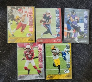 2021 Score All Hands Team Lot - Kelce, Edelman, Andrews, Hopkins, Adams - Picture 1 of 11