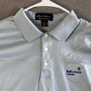 Byron Nelson Golf Polo Shirt Mens Short Sleeve XL Solid Light Blue - Picture 1 of 8
