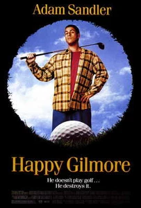 HAPPY GILMORE Movie POSTER 27x40 Adam Sandler Christopher McDonald Carl Weathers - Picture 1 of 1