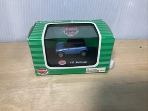 Mini Cooper Blue/Black Roof #19131 Model Power Minis - Picture 1 of 7