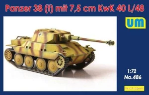 Unimodels UM486 - 1:72 Tanque 38(t) con 7,5cm KwK 40L/48 - Nuevo - Imagen 1 de 1