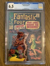 Fantastic Four #66 CGC 6.5 Kirby  KEY 1st Origin of HIM, Cocoon MCU Key Silver