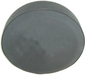SpareCover® Brawny Series - BLANK 30" Tire Cover Heavy Black denim Vinyl - Picture 1 of 10