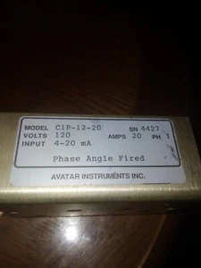 CIP-12-20/4-20 MA/20amp ,phase angle fired - Picture 1 of 2