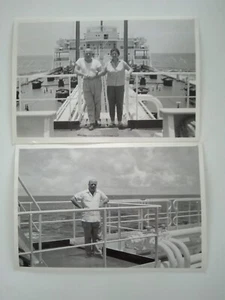 2 x Fotos Antiguas De Colección "En Camino a Japón" Petrolero Años 60 Barco Barco GRECIA - Imagen 1 de 5