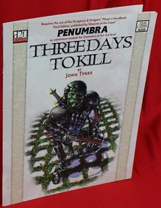 Dungeons & Dragons Penumbra Three Days to Kill d20 RPG D&D - Picture 1 of 5
