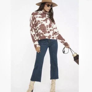 Neu SHOW ME YOUR MUMU Medium Frances Pullover Holy Cow Strick Wasserfallausschnitt flauschig weich - Bild 1 von 9