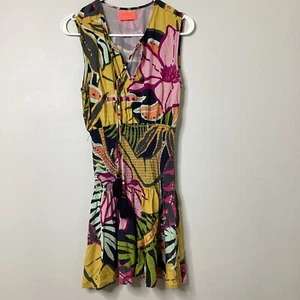 MAAJI Spotlight Tropical abito corto donna piccolo rayon fumè floreale - Foto 1 di 11