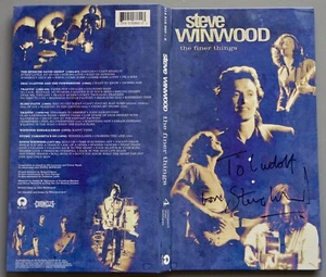 STEVE WINWOOD: 4CDs "THE FINER THINGS" -autographed 1995 USA Island 314516860-2 - Bild 1 von 5