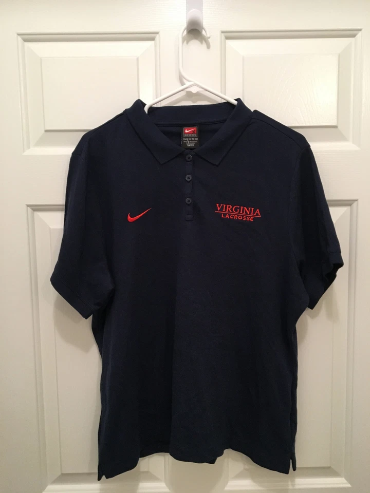University of Virginia Cavaliers Women's Lacrosse Team Issued Nike Polo Shirt XL - Image 1 of 1