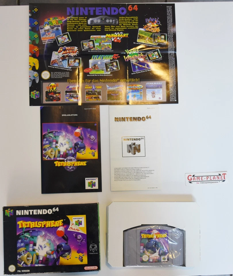 Nintendo 64 - N64 Spiel Tetrisphere