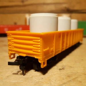 HO Scale Tyco Union Pacific Gondola Car w/ Pipe Load 3418:250 USA - Swanky Barn - Picture 1 of 12