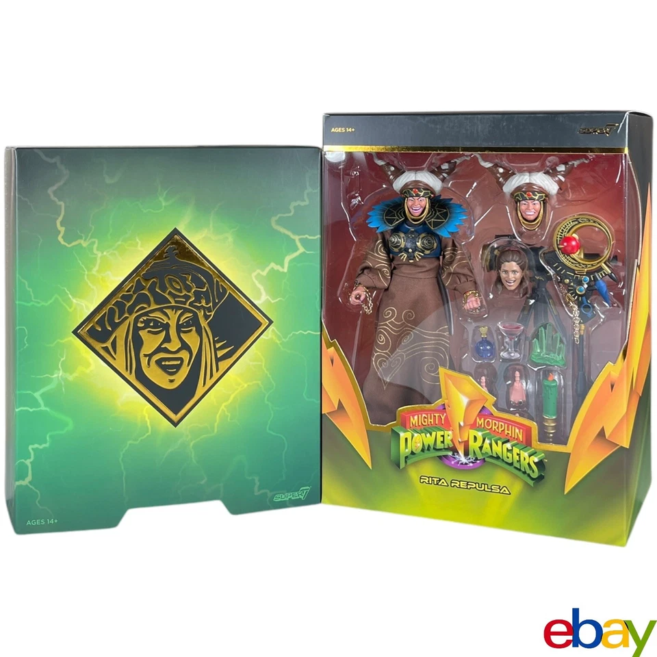 Super 7 Ultimates Mighty Morphin Power Rangers Wave 3 Rita Repulsa New Open Box - Image 1 of 4