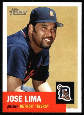 2002 Topps Heritage Jose Lima    #171 Detroit Tigers - Image 1 of 2