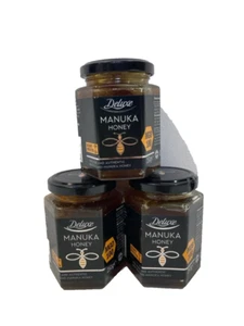 Manuka Deluxe 100 MGO Manuka Honey, 250g 3 Bottle - Picture 1 of 1