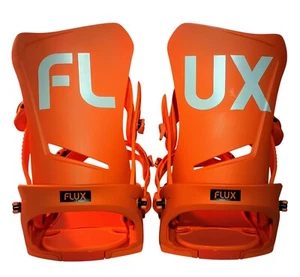 Flux DS Bindings Men's Size Medium 2024/2025 New Open Box Display Model Orange M - Picture 1 of 10