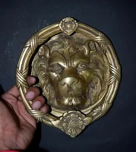 8 Inches Long Lion Face Heavy Door Knocker Tiger Face door Bell RD110 - Picture 1 of 9