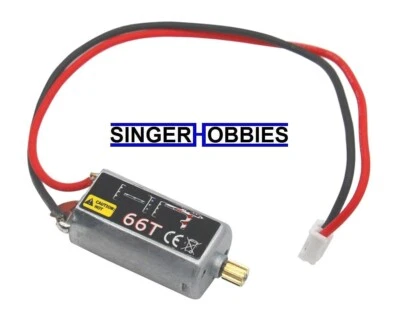 HOT RACING SXTF50M11 Axial SCX24 050 High Torque Motor w/Pinion (66T) HH - Image 1 of 2