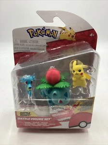 Pokemon Battle Figur Set Ivysaur, Pikachu & Horsea Gelenkfiguren - NEU! - Bild 1 von 6