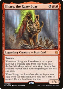 Ilharg, the Raze-Boar [War of the Spark] MTG English Magic Card NM/M PACK FRESH - Picture 1 of 1