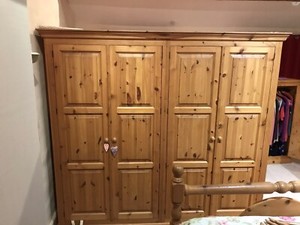 Pine Wardrobes With Flat Pack For Sale Ebay