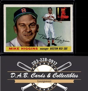 1955 Topps #150 Mike Higgins Boston Red Sox VG / EX D05 - Picture 1 of 2