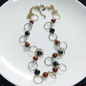 Nuevo Collar de 38" Chicos Cuentas de Una Hilo Regalo Moda Mujeres Fiesta Joyería - Imagen 1 de 4