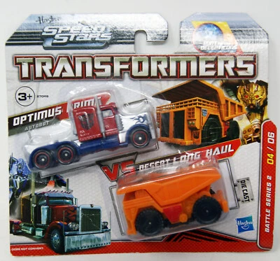 Transformers - Speed Stars - Optimus Prime & Desert Long Haul - Die-Cast 1:64 - Bild 1 von 4