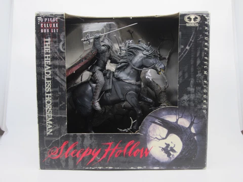 McFarlane Toys SLEEPY HOLLOW The Headless Horseman 3 Piece Deluxe Box **READ** Cover