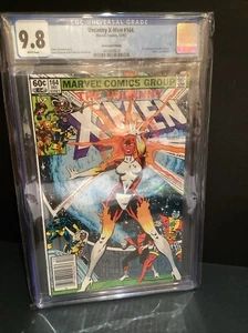 UNCANNY X-MEN #164 CGC 9.8 WHITE PGS (1ST BINARY, NEWSSTAND ED, 1982, Marvel) - Picture 1 of 9
