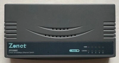 Zonet ZFS3005 5-Port 10/100 Ethernet Switch - Image 1 of 4