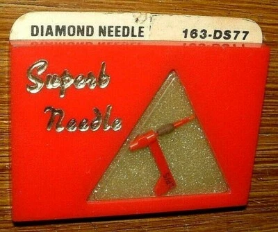 Stereo Phonograph NEEDLE 163-DS77 for ASTATIC N56 N58 153, 786 603 2122DS AC356  - Image 1 of 4