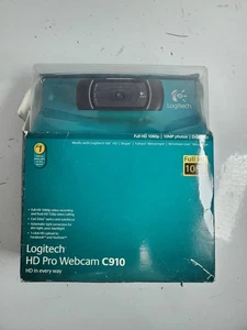Logitech C910 HD Pro Webcam 1080p - Schwarz - geöffnete Verpackung - Kartonschaden - Bild 1 von 10