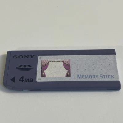 Sony Memory Stick 4MB MSA-4A Memory Card Stick For Old Sony Cameras & Camcorders - Image 1 of 4