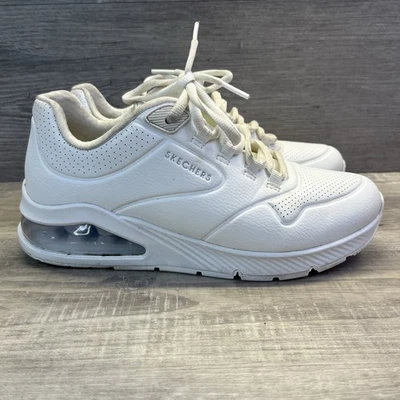 Skechers Womens Uno 2 Air Around You White Walking Shoes Size 7 155543 - Image 1 of 4