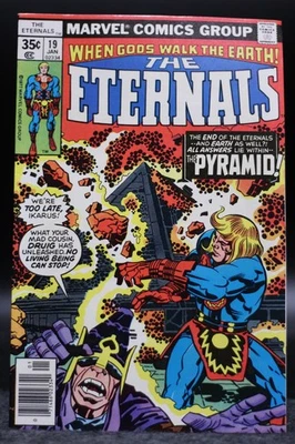 Eternals (1976) #19 Jack Kirby Cover, Art & Story Ikaris Pyramid Last Issue VF+ - Image 1 of 3