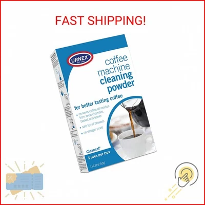 Кофеварка и эспрессо-машина Urnex порошок Cleancaf - 3 пакета - Sa - Изображение 1 из 2