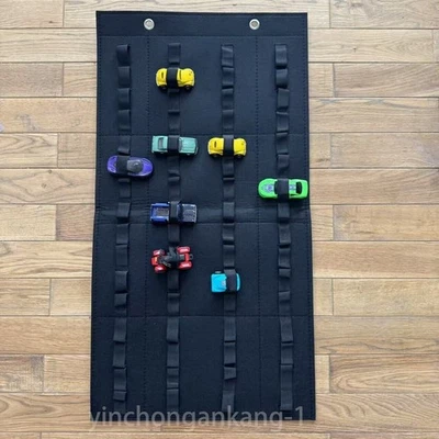 For Hot Wheels Felt Display Case Hold Up To 64 Toys hanging Storage Organizer - Image 1 of 4
