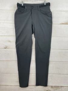Zoic Biking Pants Mens L Gray Bicycle Cycling Stretch Active Adjustable Waist - Picture 1 of 12
