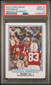 2010 Topps Magic Magical Moments Tom Brady #MM-12 PSA 10 - Picture 1 of 2