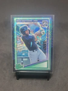 2025 Donruss Optic Brice Matthews Black Disco Rated Prospect #153 Astros - Bild 1 von 2