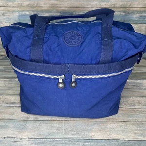 Kipling Tasche Weekender Reisetasche blau Seesack Schulter groß LESEN - Bild 1 von 13